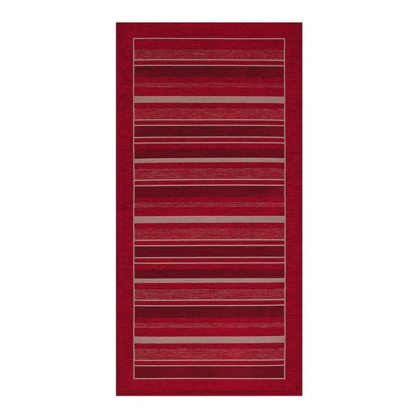 Sarkans paklājs Floorita Velour, 55 x 115 cm