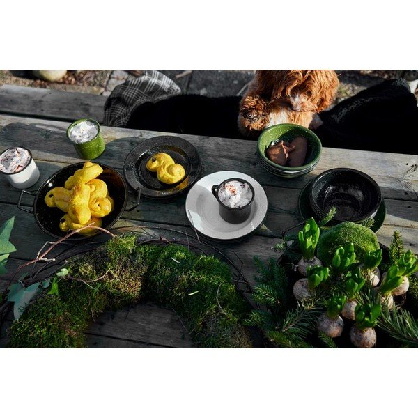 Tumši zaļa emaljēta bļodiņa Doris – Sagaform-image-1