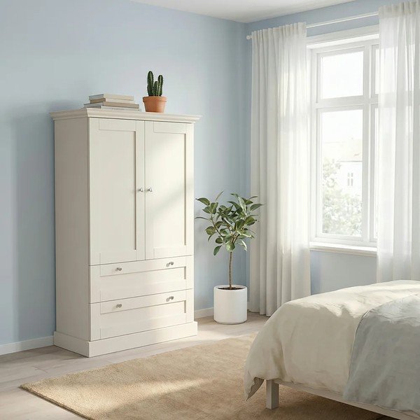 Bēšs matēts skapītis 83x130x35 cm Binz – Støraa-image-1