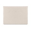 Bēšs gultas galvgalis 200x120 cm Monica – Milo Casa