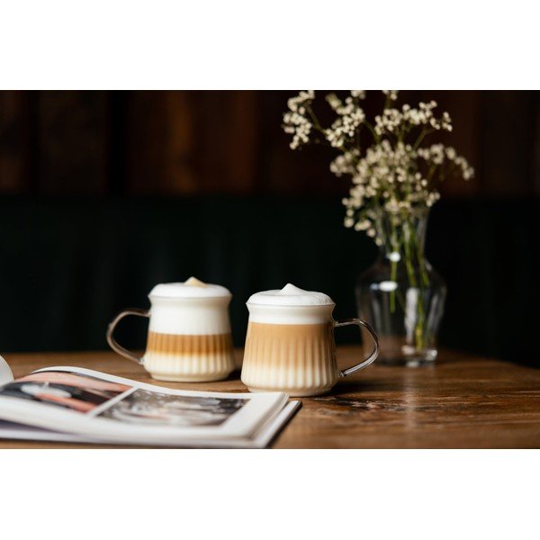 Kapučīno krūzes ar dubultsienu (2 gab.) 320 ml Mia – Vialli Design-image-2