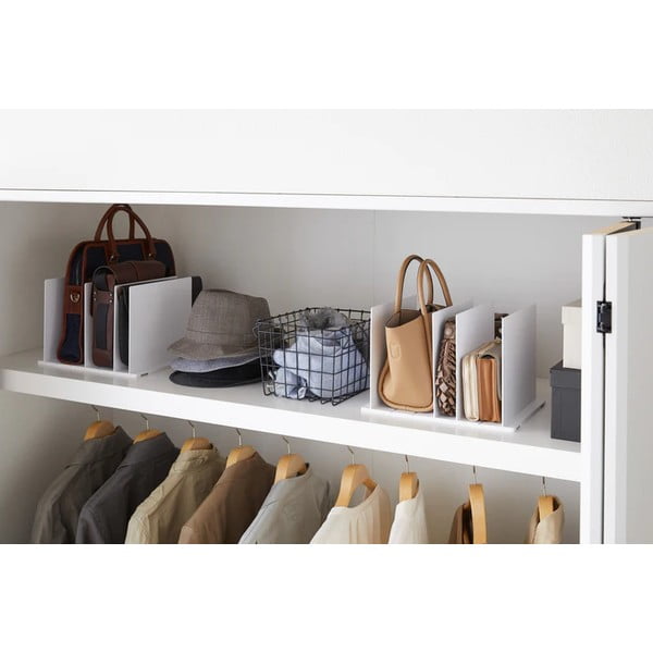 Plastmasas drēbju skapja organizatori rokassomām (2 gab.) Smart – YAMAZAKI-image-2