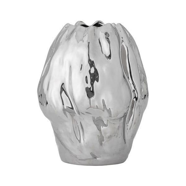 Sudraba krāsas akmensmasas vāze (augstums 29 cm) Bobby – Bloomingville-image-3