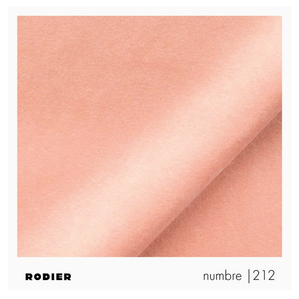 Rozā samta salokāms stūra dīvāns ar uzglabāšanas vietu (ar labo stūri/ar zvilni) Brim – Rodier-image-2