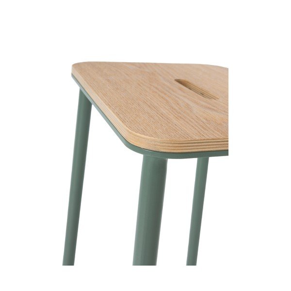 Zaļas bāra taburetes (2 gab.) (sēdekļa augstums 65 cm) Abba – Marckeric-image-4