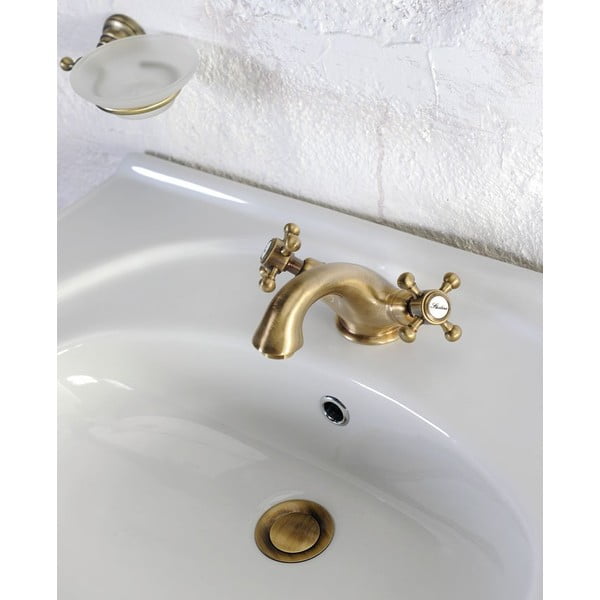 Bronzas krāsas stāvošs jaucējkrāns izlietnei Antea – Sapho-image-2