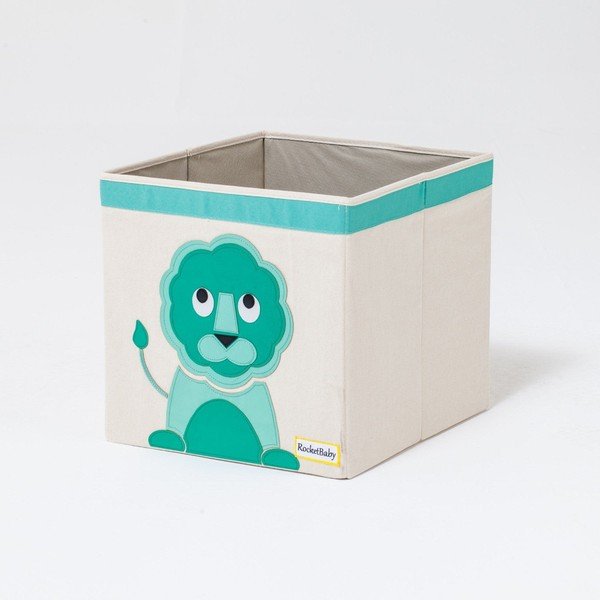 Auduma uzglabāšanas kaste bērniem Eddy the Lion – Rocket Baby-image-3