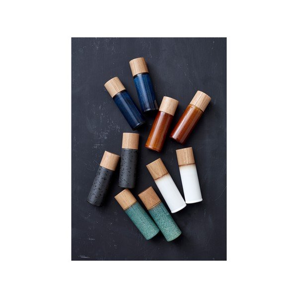 Dzintara dzeltenas keramikas piparu un sāls dzirnaviņas (2 gab.) Gastro Amber – Bitz-image-2