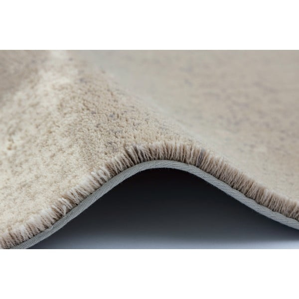 Pelēkbēšs vilnas paklājs 133x190 cm Agnus Pavement – Agnella-image-2