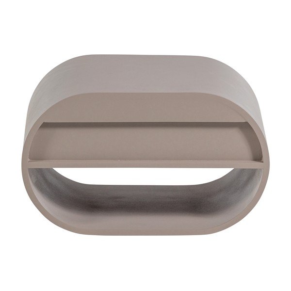 Pelēkbēšs daudzlīmeņu sienas plaukts 39 cm Momo – WOOOD-image-3