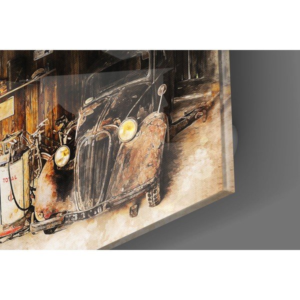 Stikla glezna Insigne Old Car-image-2