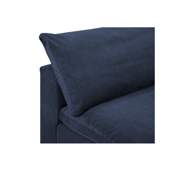 Tumši zila modulārā dīvāna stūra daļa Windsor & Co Sofas Galaxy, labais stūris-image-1