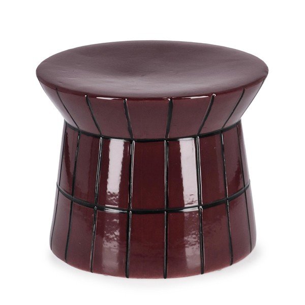 Bordo keramikas apaļš žurnālgaldiņš ø 37,5 cm Abbes – Bizzotto