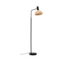 Melna/dabīga toņa stāvlampa ar rotangpalmas abažūru (augstums 157 cm) Damila – Kave Home