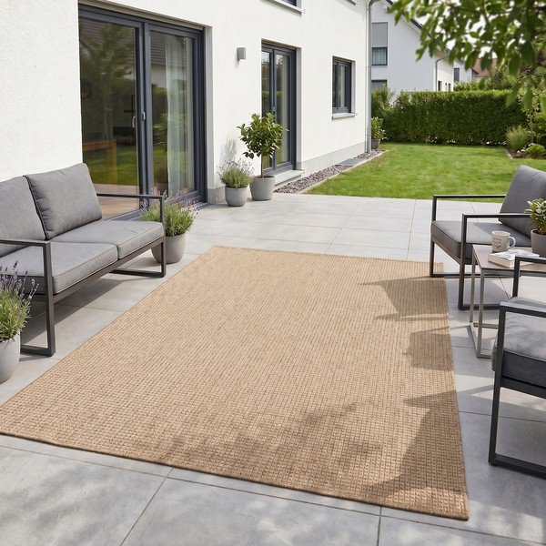 Bēšs iekštelpu un āra paklājs 240x340 cm Mira 1450 – Ayyildiz Carpets-image-1