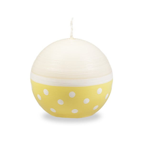 Balta un dzeltena svece Unipar Sweetness, degšanas laiks 22 stundas