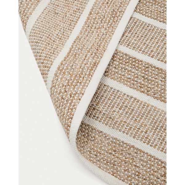 Bēšs āra paklājs no pārstrādātas šķiedras 200x300 cm Desni – Kave Home-image-1