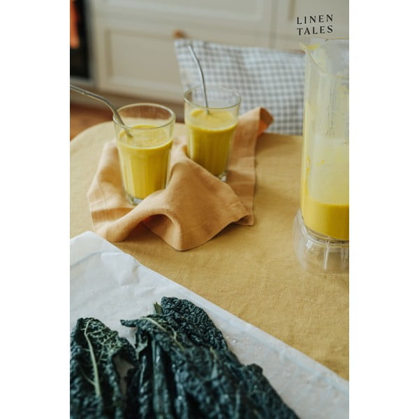Dzelteni auduma paliktņi (4 gab.) – Linen Tales-image-2
