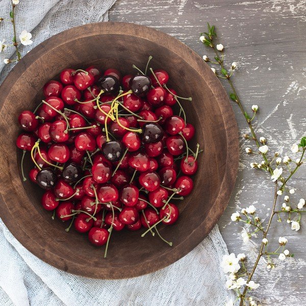 Koka bļoda dabīgā tonī ø 30 cm Mango – Orion-image-1