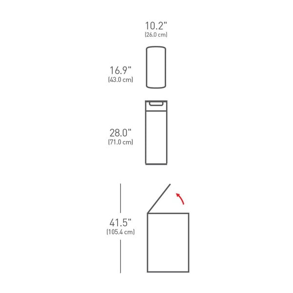 Simplehuman Tight Touch atkritumu tvertne, 40 l-image-3