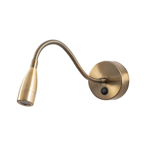 Zelta krāsas LED sienas lampa Reading – Opviq lights