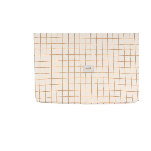 Palags ar gumiju bērniem 80x160 cm Camel Check – Malomi Kids-image-2