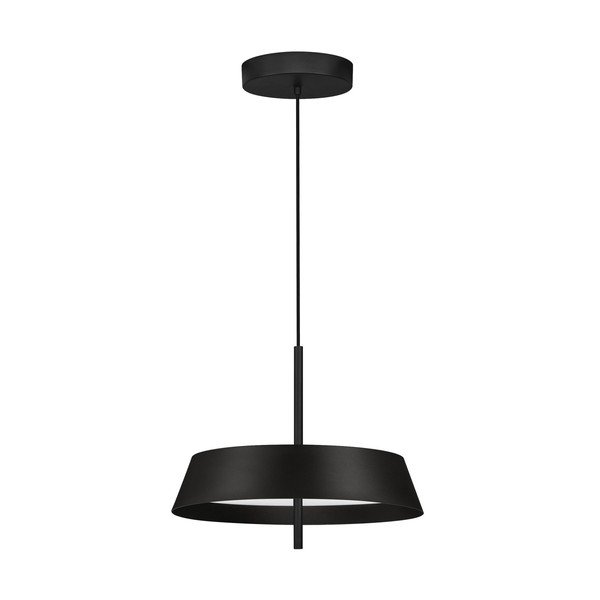 Matēti melna alumīnija LED piekaramā lampa ar regulējamu spilgtumu ø 45 cm Velio – Nova Luce