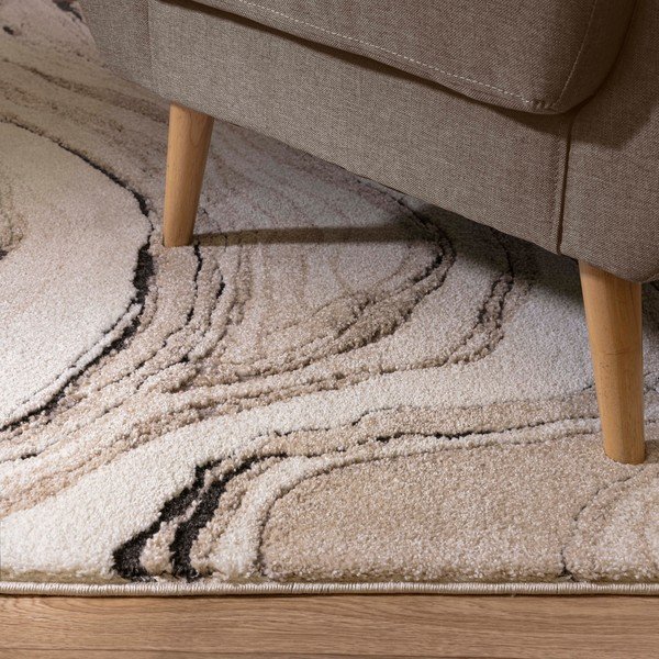 Bēšs paklājs 160x230 cm Mirage Quartz – Asiatic Carpets-image-2