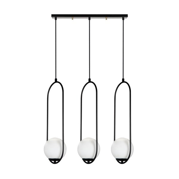 Melna piekarama lampa Squid Lighting Arch, augstums 146 cm-image-2