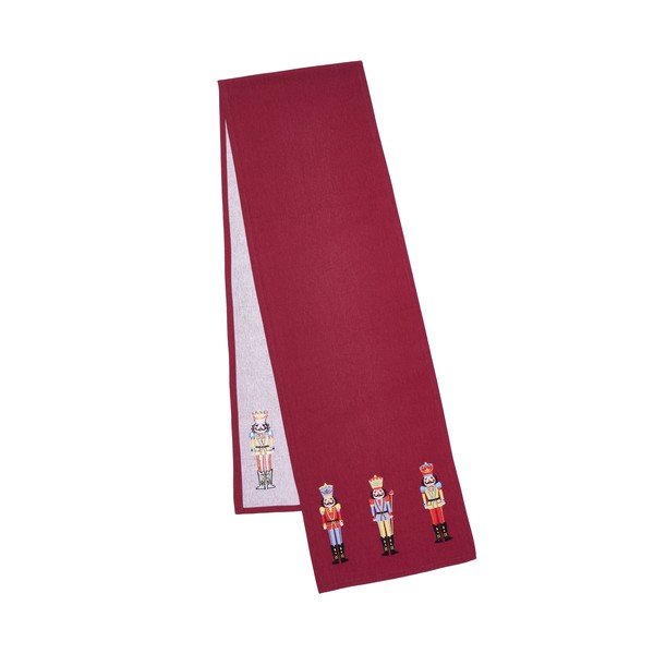 Kokvilnas galda celiņš ar Ziemassvētku motīvu 220x32 cm Christmas Nutcracker – Catherine Lansfield