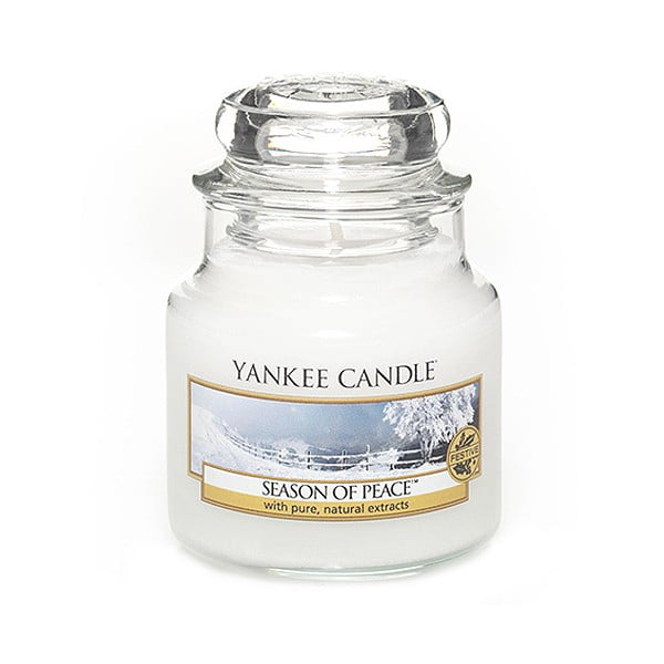 Aromātiskā svece Yankee Candle Winter Harmony, degšanas laiks 25 - 40 stundas