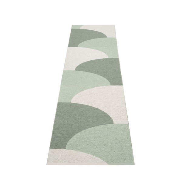 Zaļš iekštelpu un āra celiņa paklājs 70x270 cm Hill Army Misty Mint – Pappelina-image-2