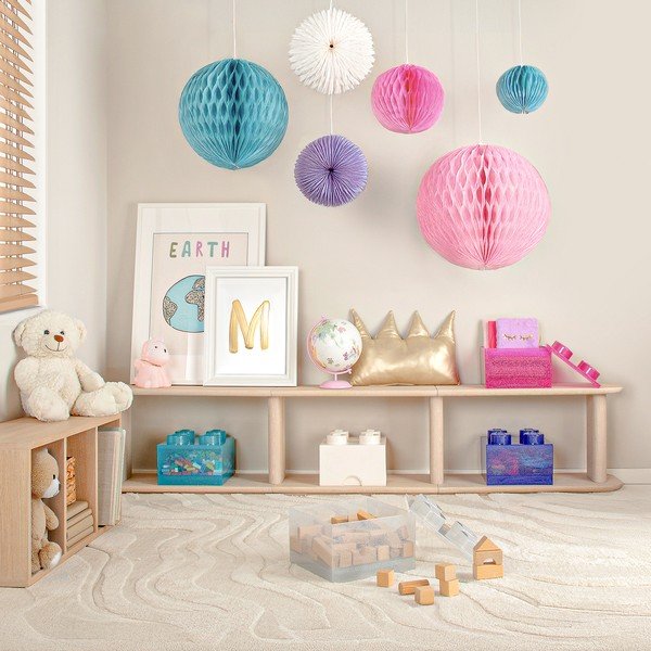 Violeta plastmasas uzglabāšanas kaste bērniem 25x25x18 cm – LEGO®-image-1