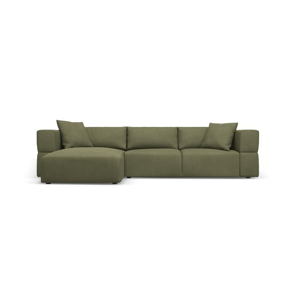Gaiši zaļš stūra dīvāns (ar kreiso stūri) Esther – Milo Casa