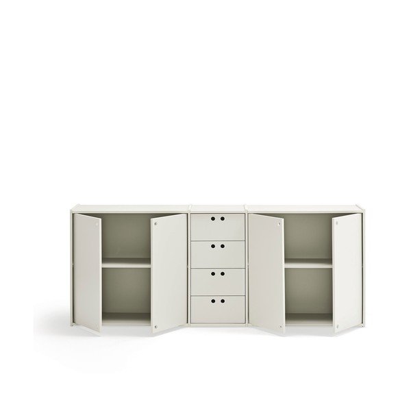 Krēmkrāsas kumode 197x80x40 cm Wally – Teulat-image-4