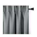 Pelēks daļēji gaismu necaurlaidīgs aizkars 140x270 cm Kierra – Restilo