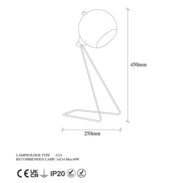 Vara krāsas galda lampa ar metāla abažūru (augstums 45 cm) Oala – Opviq lights-image-4
