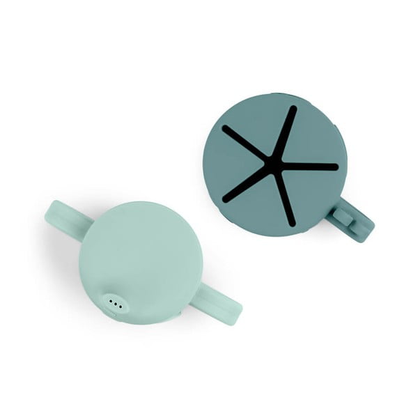 Zilu bērnu krūžu komplekts dzērieniem un uzkodām Done by Deer Friends-image-2