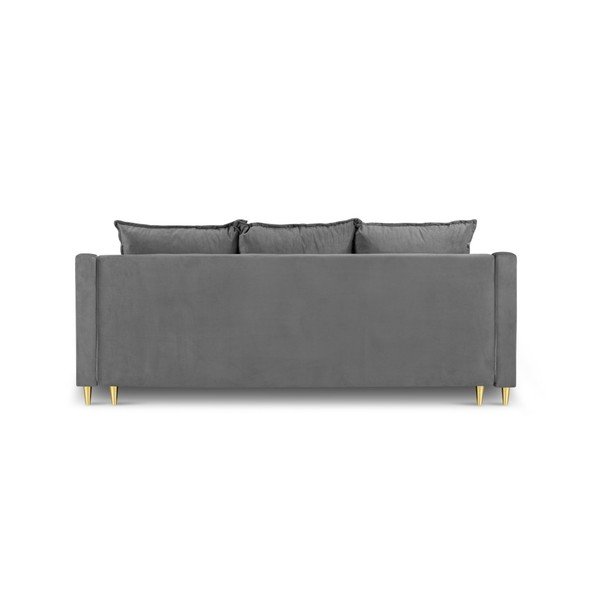 Gaiši pelēks izvelkamais dīvāns ar veļas kasti Mazzini Sofas Pansy, 215 cm-image-4