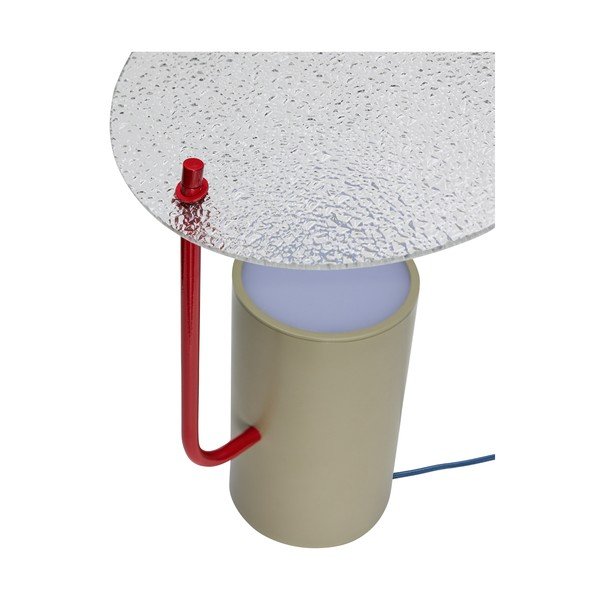 Haki galda lampa ar stikla abažūru (augstums 35 cm) Disc – Hübsch-image-2