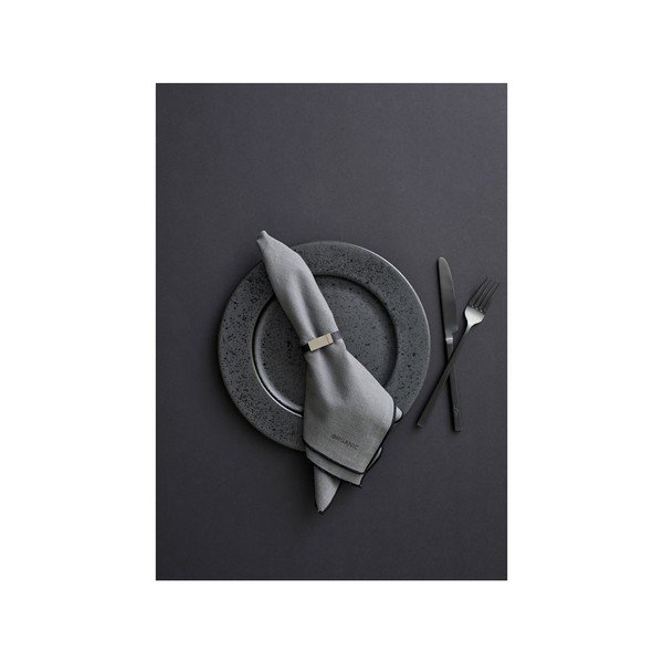 16 gabalu komplekts no melniem nerūsējošā tērauda galda piederumiem Bitz Bestik-image-3