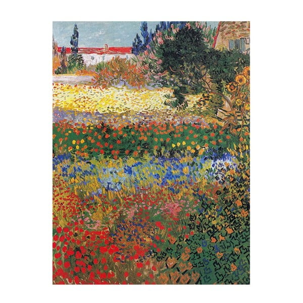 Gleznas reprodukcija 45x60 cm Flower garden – Fedkolor