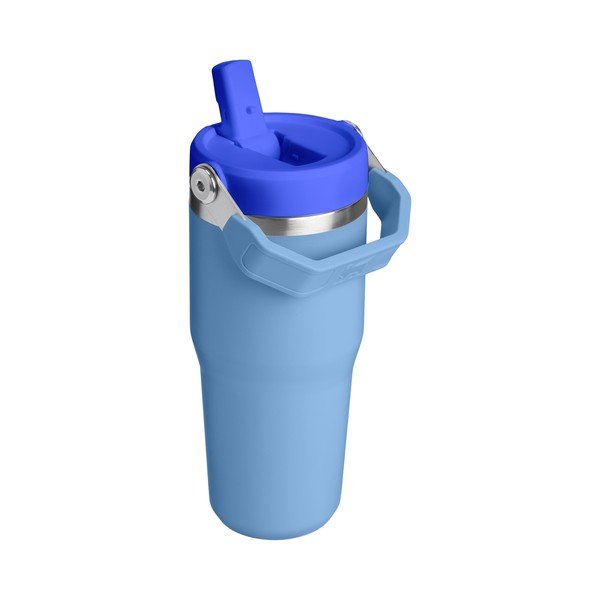 Zils nerūsējošā tērauda termoss 410 ml IceFlow™ Flip Straw 2.0 Tumbler Blue Sky – Stanley-image-1