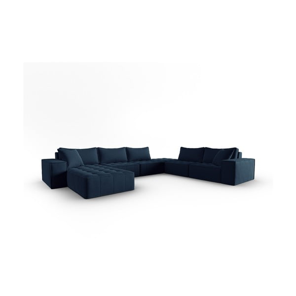 Zils stūra dīvāns (ar labo stūri) Mike – Micadoni Home