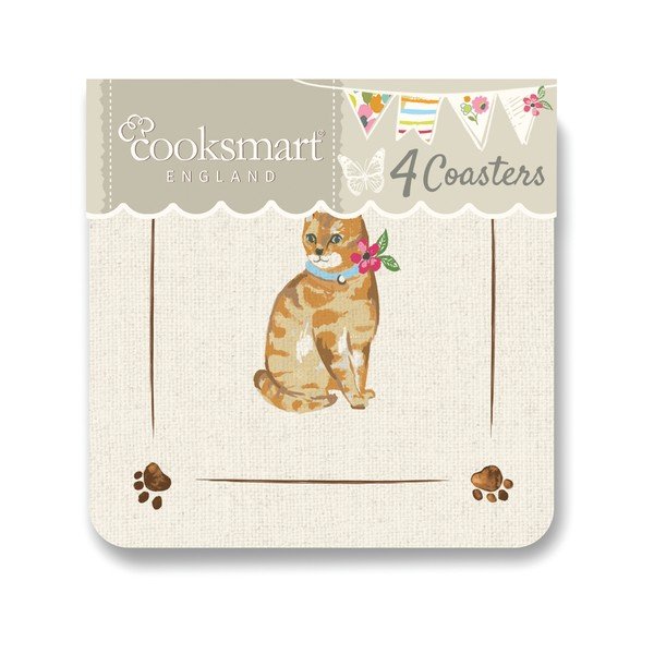 4 Cooksmart ® Cats on Parade korķa paliktņu komplekts-image-2