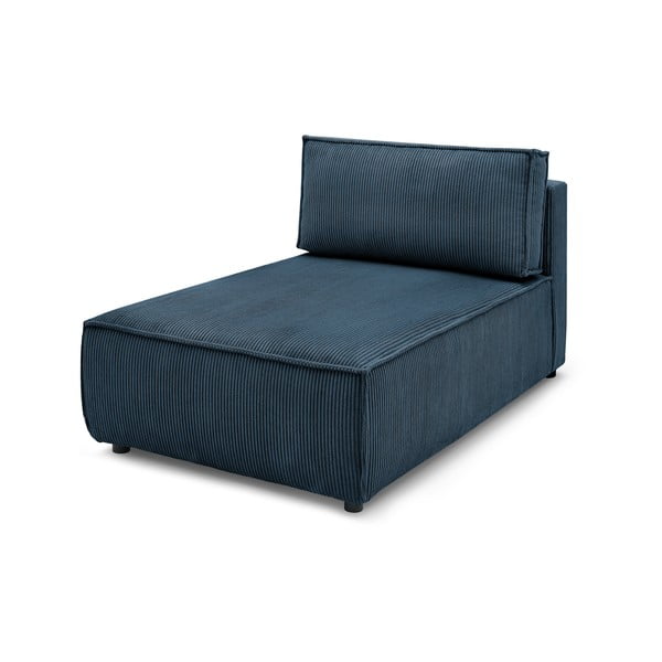 Tumši zils velveta modulārais dīvāns (ar maināmu stūri) Nihad modular – Bobochic Paris