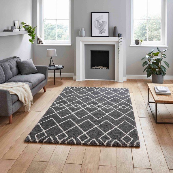 Pelēks paklājs 120x170 cm Royal Nomadic – Think Rugs-image-1