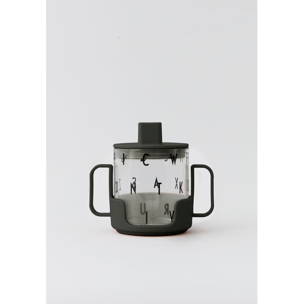 Melns rokturis bērnu krūzei Design Letters-image-1