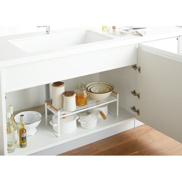 Balts virtuves plaukts Yamazaki Tosca-image-4