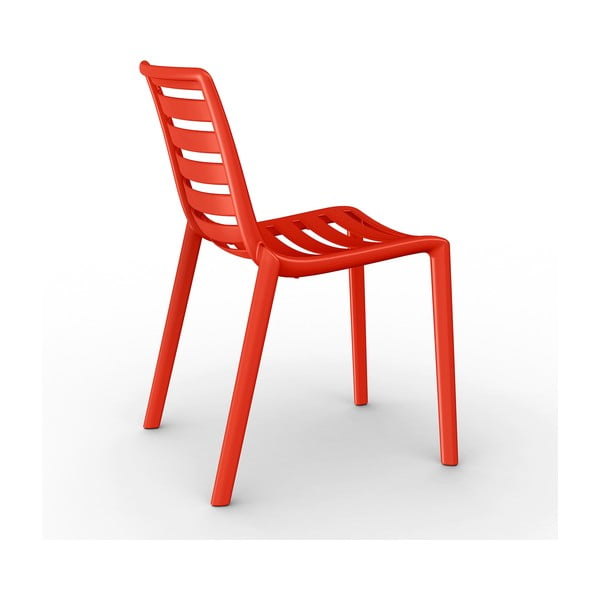 2 sarkanu dārza krēslu komplekts Resol Slatkat